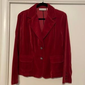 Velvet Burgundy jacket